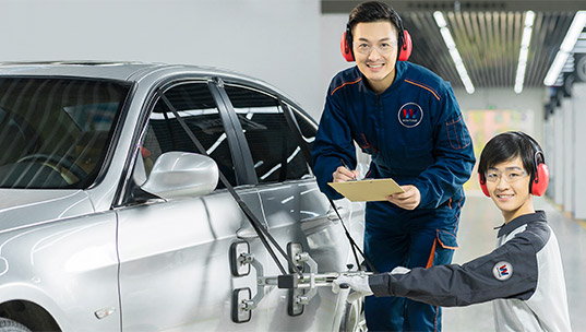 無痕修復-武漢萬通汽車學校